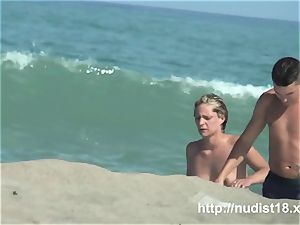 nude beach voyeur shoots a hot honey with a hidden webcam